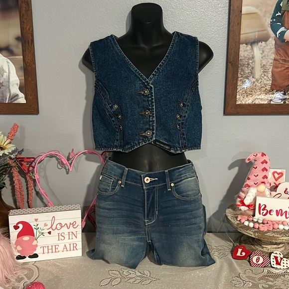 Western Ethics Jackets & Coats Vintage Western Ethics Denim Vest